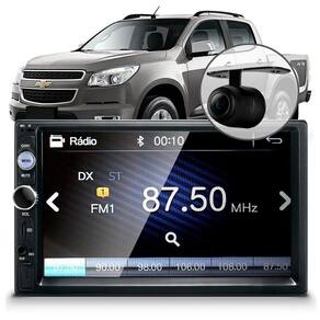 Central Multimídia Mp5 S10 2014 Câmera Espelhamento Bluetooth Usb
