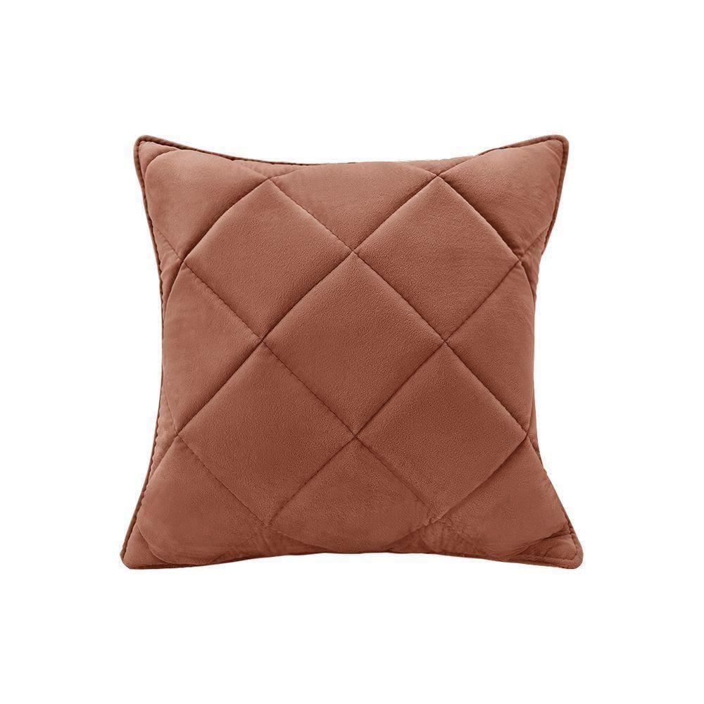 Almofada Decorativa Nina Matelassê 48X48 Veludo Cobre