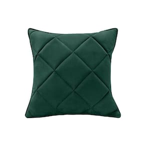 Almofada Decorativa Nina Matelassê 48X48 Veludo Verde