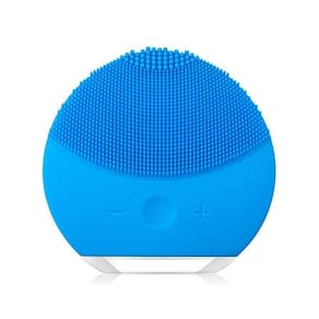 Esponja Elétrica Para Limpeza Facial E De Pele Azul