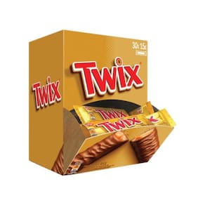 Chocolate Twix ao Leite de 15g Caixa C/30unid - 450g