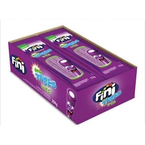 Fini Tubes Uva Azedinha Caixa C/12unid - 180g
