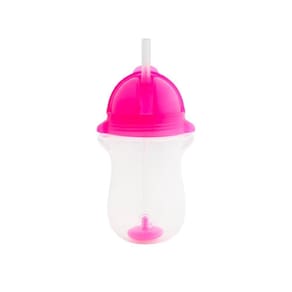 Copo Grande Com Canudo Click Rosa 296 Ml - Munchkin