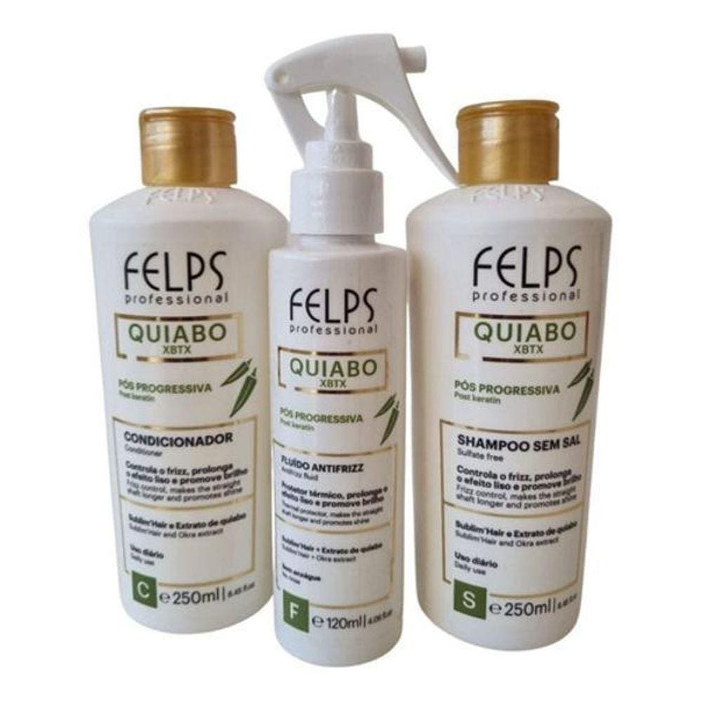 Kit Limpeza E Cuidados Pós Progressiva Prolonga O Efeito