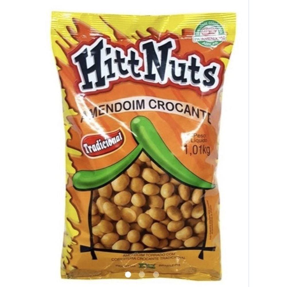 Amendoim Crocante HittNuts Tradicional Pacote 1Kg