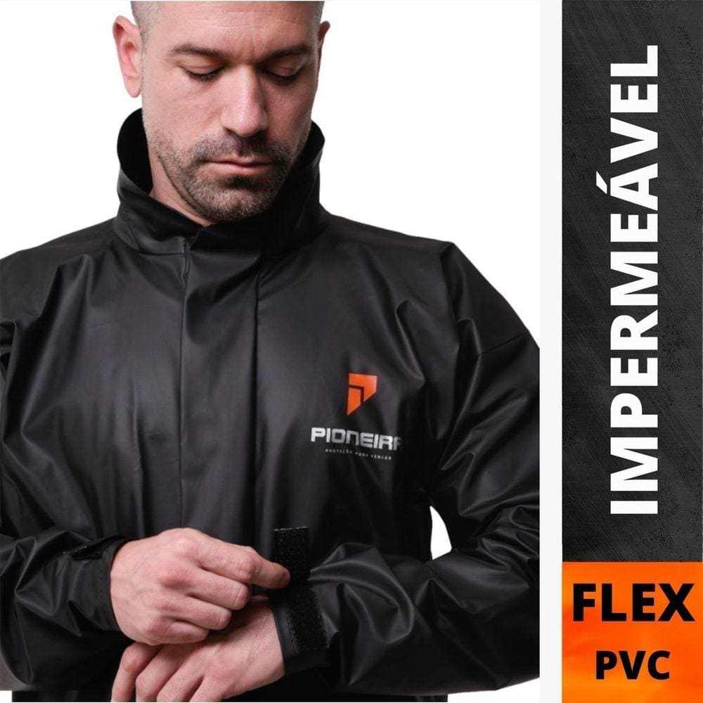 Capa Chuva Motoqueiro Couro Pvc Todos Tamanhos