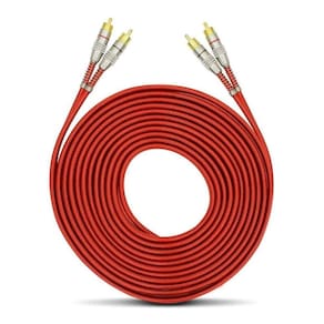 Cabo Rca 5 Metros Dupla Blindagem Cobre 5m Blindado 5mm