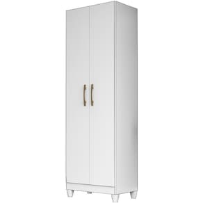 Armario Multiuso 2 Portas 9024 Branco Moval Branco