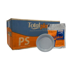 Prato Raso 18cm Branco para Refeição Totalplast com 500 unidades