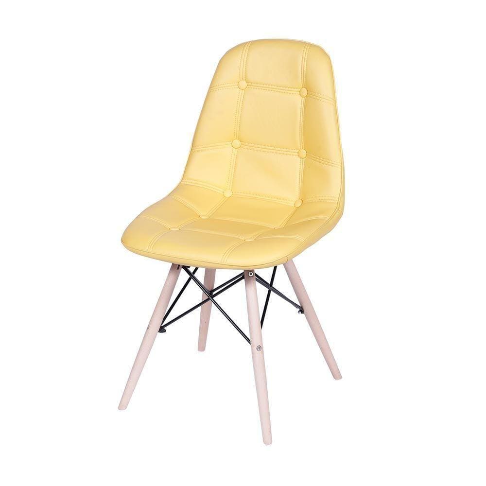 Cadeira Eames Dsw Botonê - Amarela