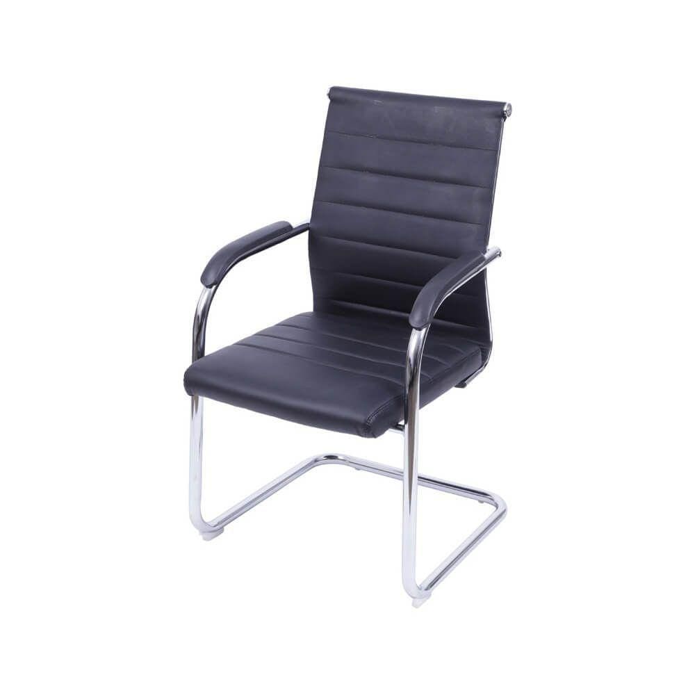 Cadeira De Escritório Florença Fixa - Preta