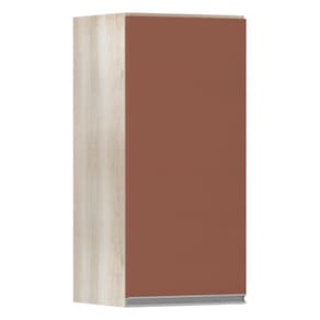 Armário Aéreo 35cm 1 Porta Lis Legno Crema C/Gaia