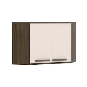 Armário Aéreo Canto Diagonal 74cm X 74cm 2 Portas