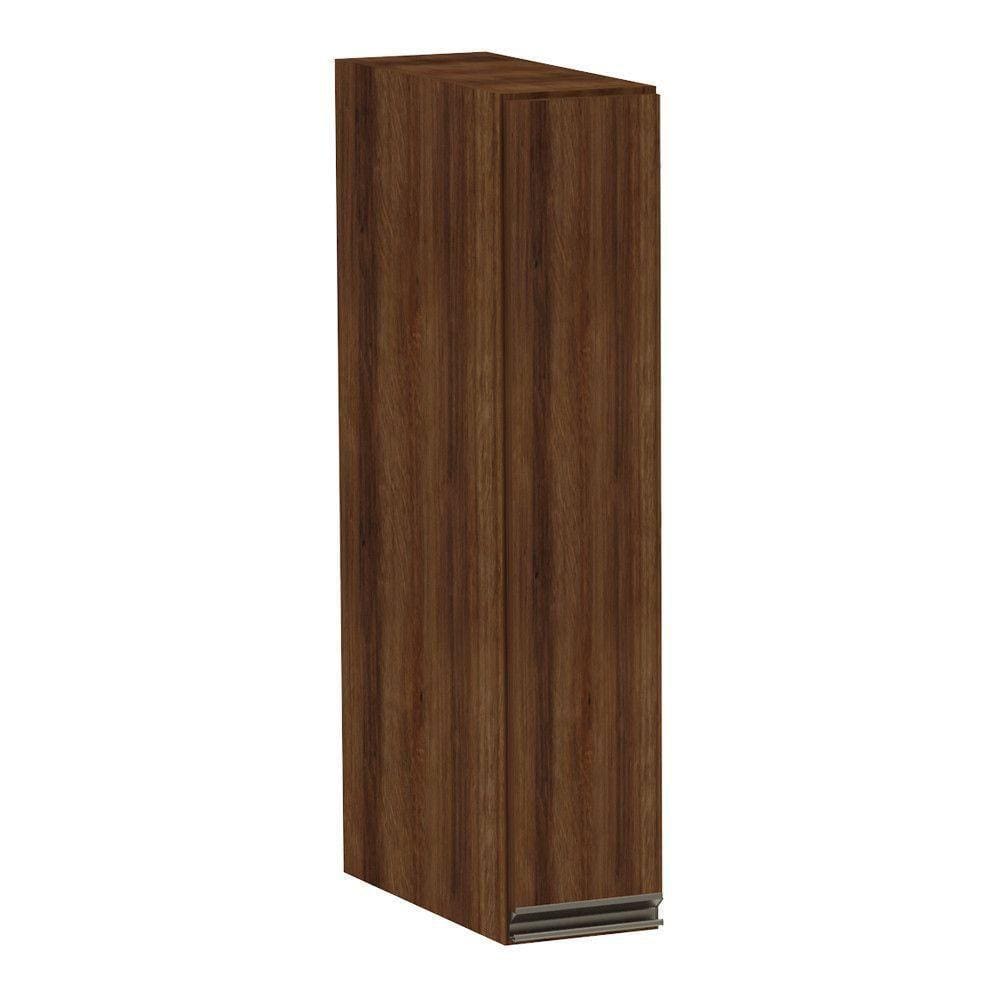 Armário Aéreo 15cm 1 Porta Nogueira