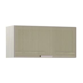 Armário Basculante 80cm 1 Porta C/Vidro Reflecta Bronze
