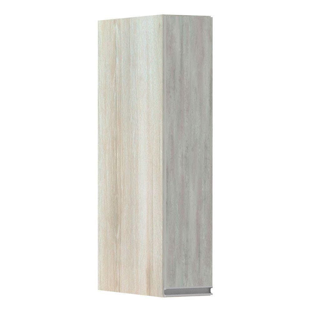 Armário Para Cozinha 15cm 1 Porta Lis Legno Crema C/Concre