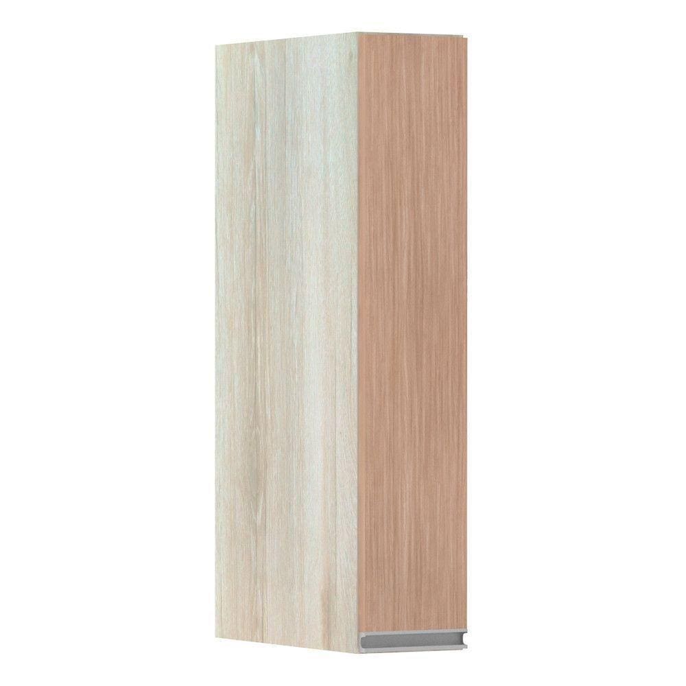Armário Para Cozinha 15cm 1 Porta Lis Legno Crema C/Cumaru