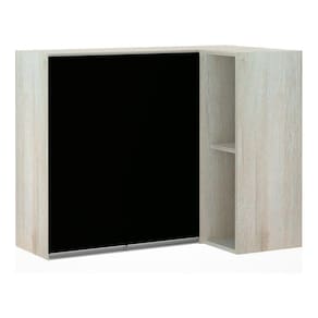 Armário Canto Reto Conjugado 2 Portas Lis Legno Crema
