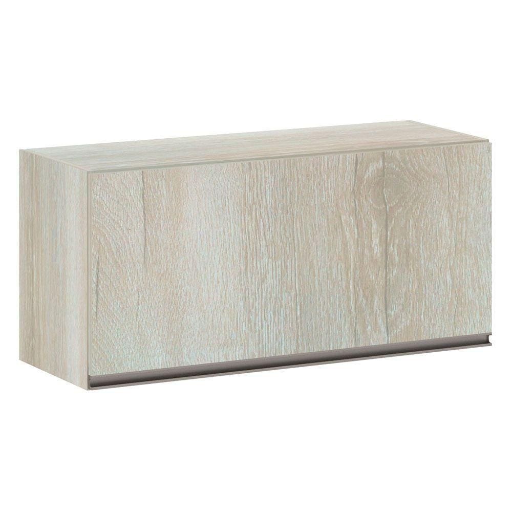 Armário Basculante Luciane 80cm 1 Porta Luci Legno Crema