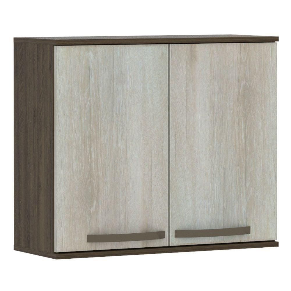 Armário Aéreo 70cm 2 Portas 1 Prateleira Sara Castanho