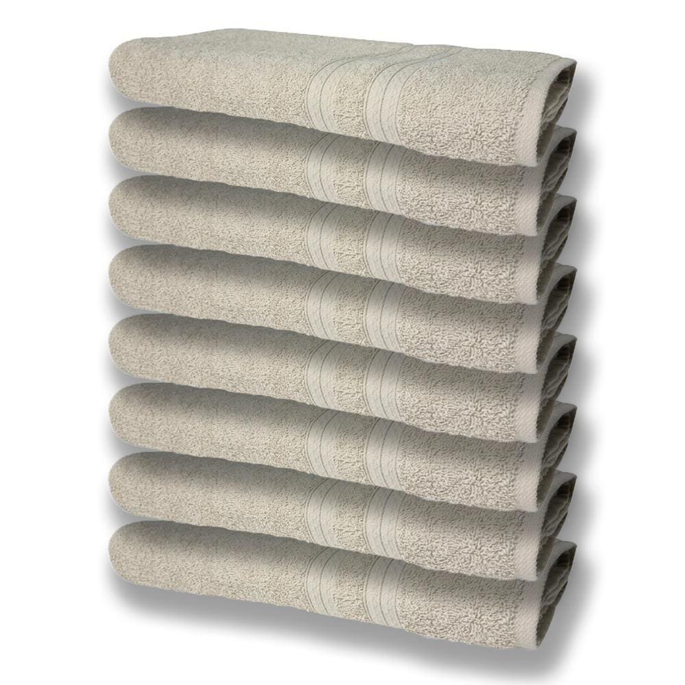8 Toalhas Grande E Grossa Bege