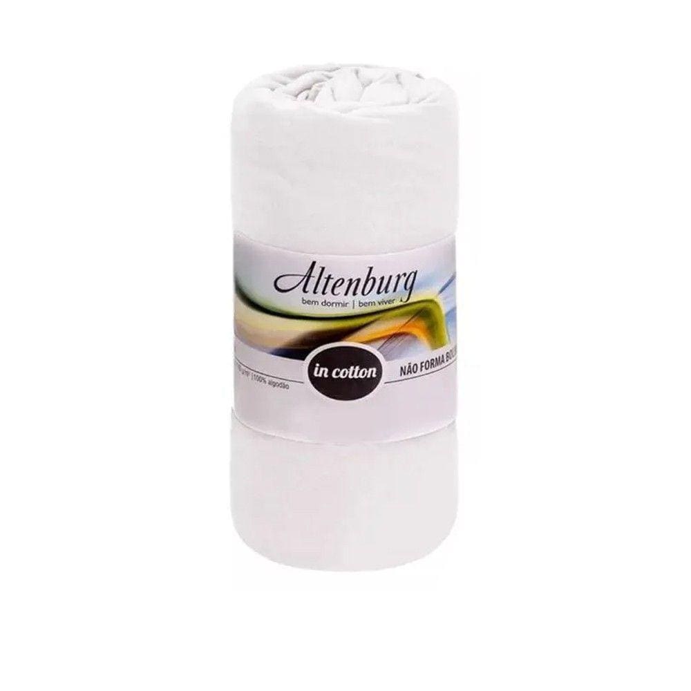Lençol Com Elástico Altenburg Solteiro King Malha In Cotton
