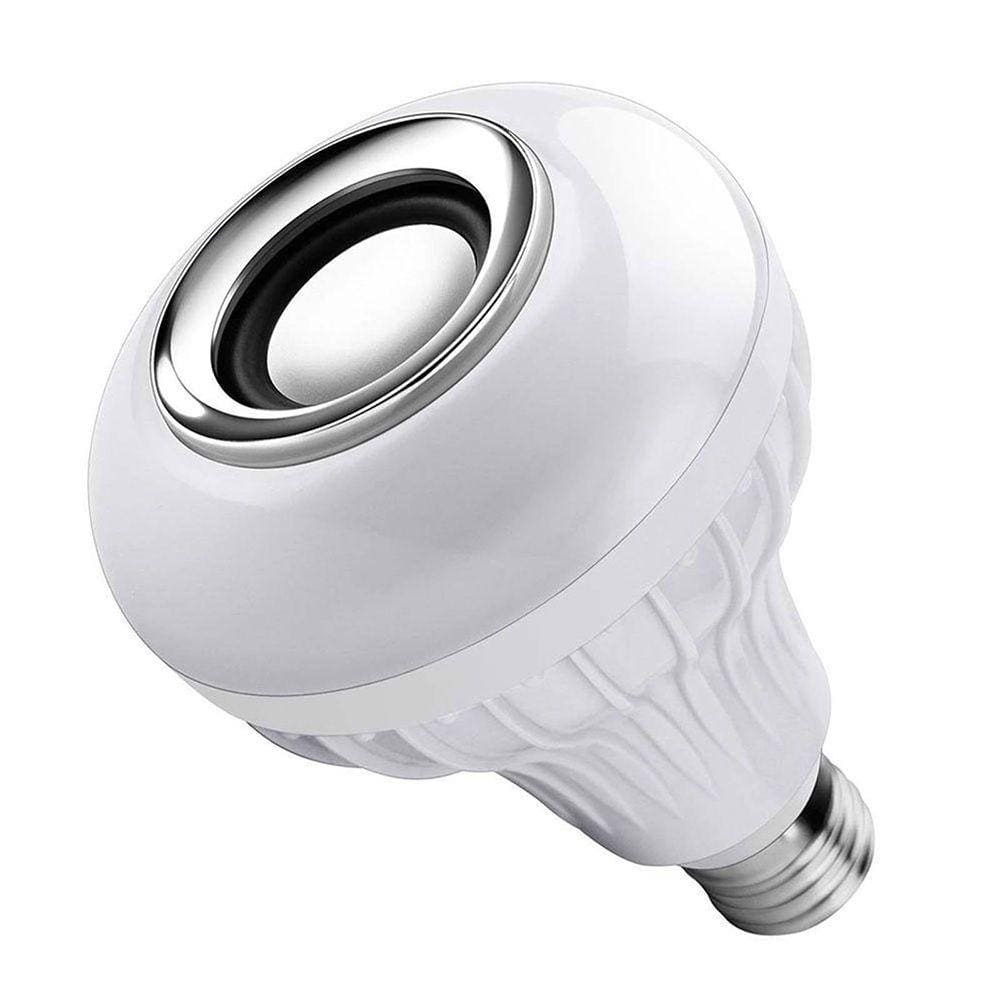 Caixa De Som Bluetooth De Lâmpada 12w Com Controle Remoto