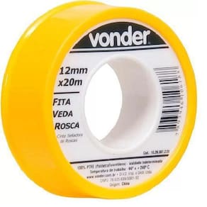 Fita Veda Rosca 12Mmx20M Ptfe Teflon - Vonder