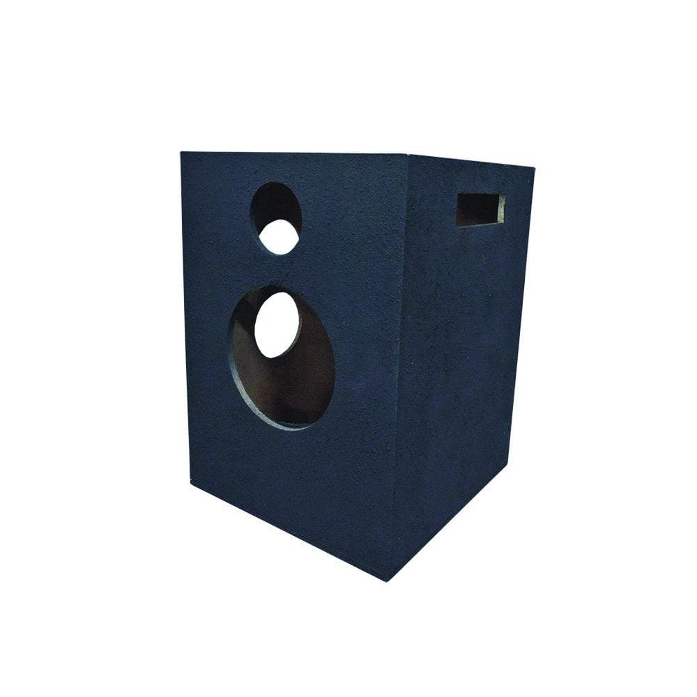 Caixa RLP Vazia para Moto Emborrachada 2 10" + 2TW + 2DRIVER