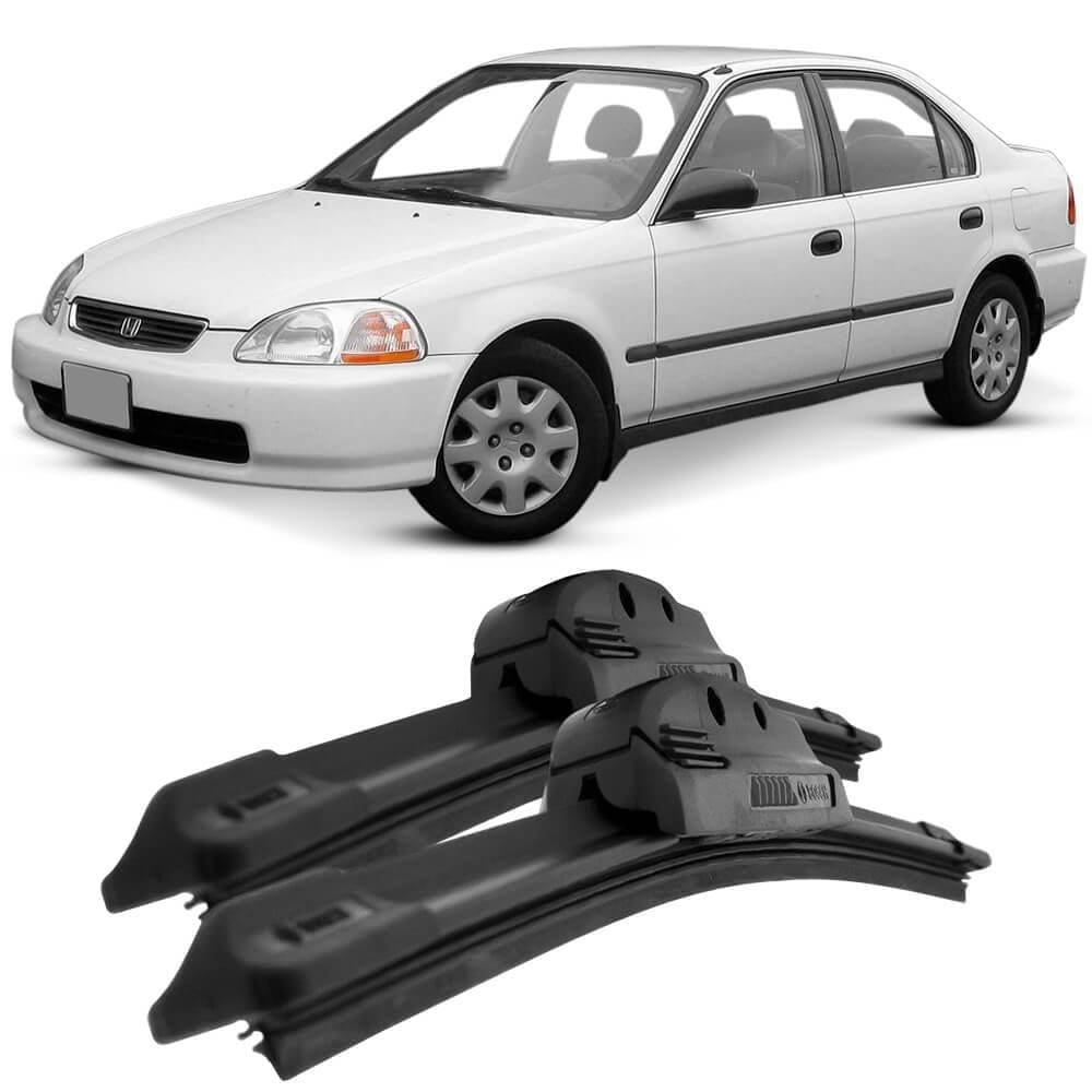 2 Palhetas Limpador Parabrisa Civic Original Aerofit 20  18