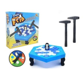 Kit 3 Brinquedo Infantil Jogo Do Pinguim Quebra Gelo 23Cm - Toy