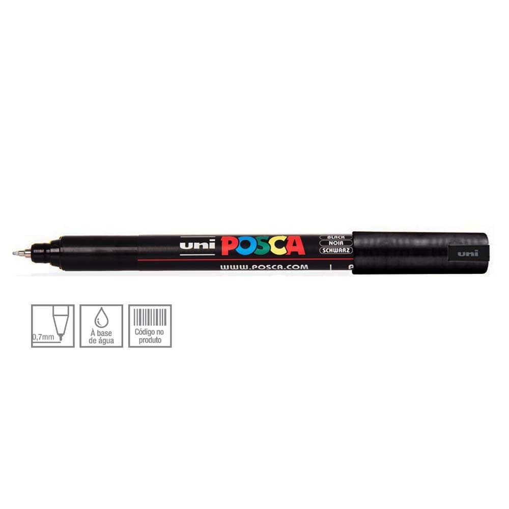 Caneta Uni Posca Pc-1mr Preto