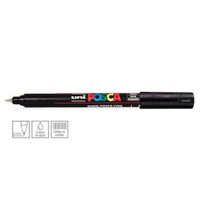 Caneta Uni Posca Pc-1mr Preto