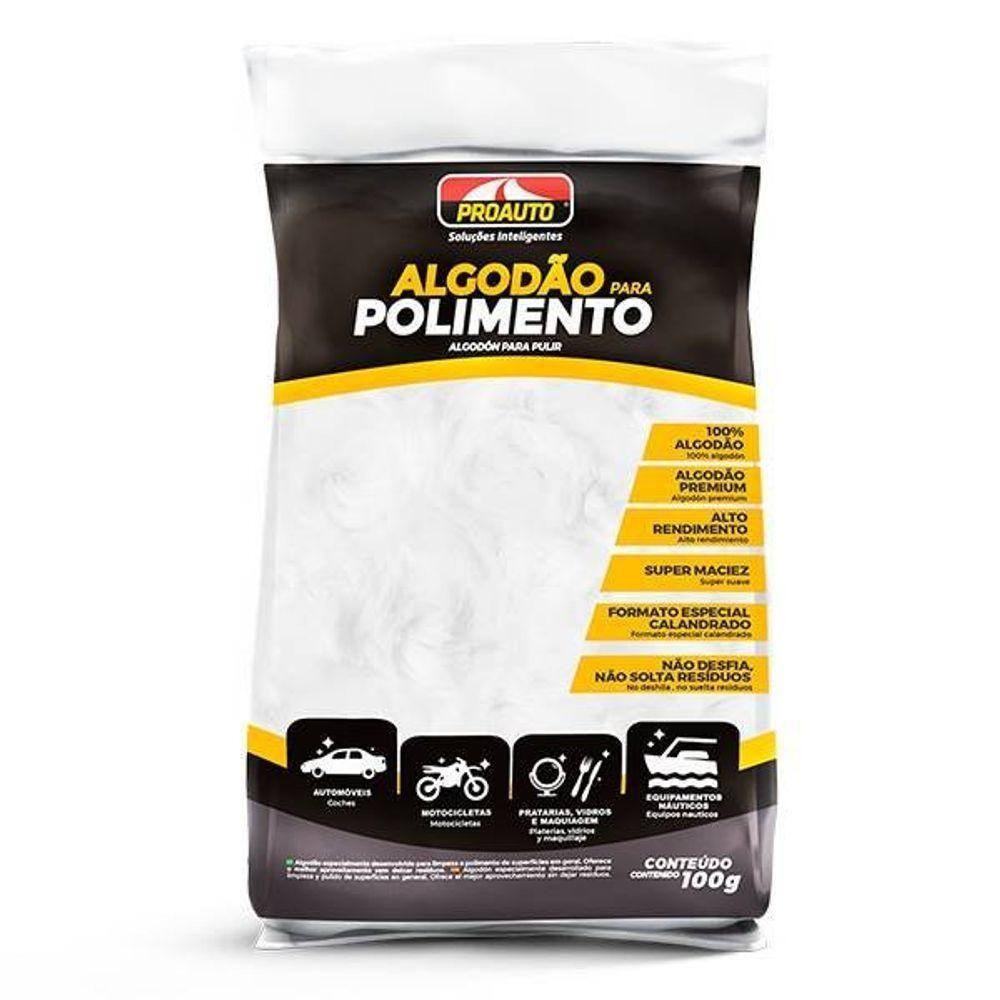 Algodao Para Polimento 100g - Proauto Sem Variação único