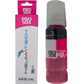 Refil de Tinta Compatível com Epson Insumatech Pro 504 Corante Magenta 70 ml