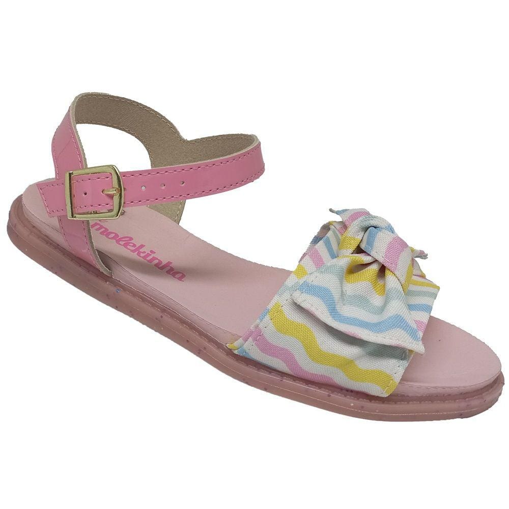 Sandália Molekinha 2312.626 Rosa