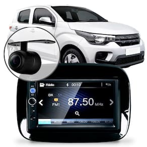 Central Multimídia Mp5 Fiat Mobi Pcd Câmera Bluetooth Espelhamento