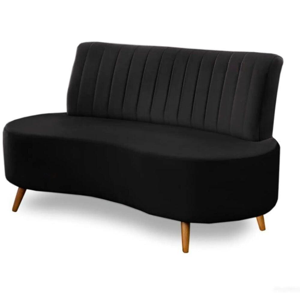 Sofá Qatar 135cm - Preto