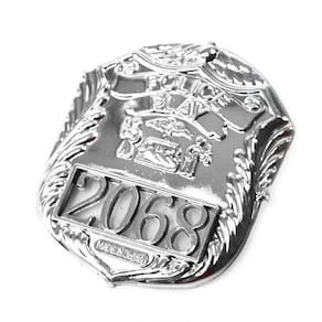 Distintivo Policial de Plástico para Fantasias