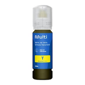 Refil de Tinta para Impressora Epson T504/544 100ml Amarelo Multi - RF030