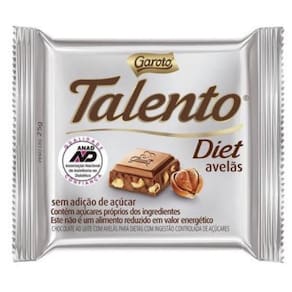 Chocolate Diet Talento Avelãs Garoto 25g