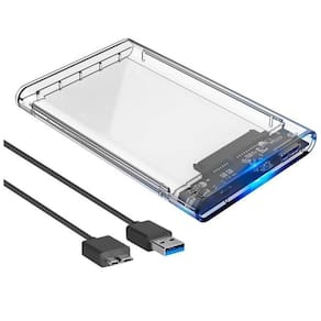 Case Transparente Para Hd Sata 2.5" Hhd Ou Ssd Usb 3.0