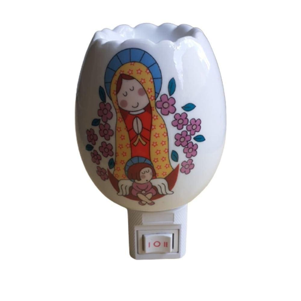 Mini Luminária Abajur De Tomada 2 Estágios Difusor Bivolt