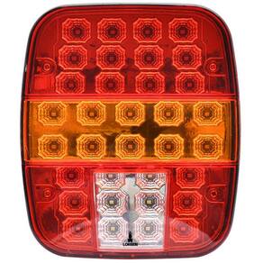 Lanterna Traseira Marmita Lorben Com Vigia 34 Led Caminhão Unidade