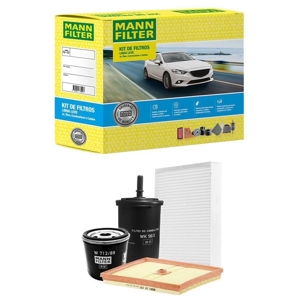 Kit Filtro Polo 1.0 Tsi 2018 A 2019 Original Mann-filter