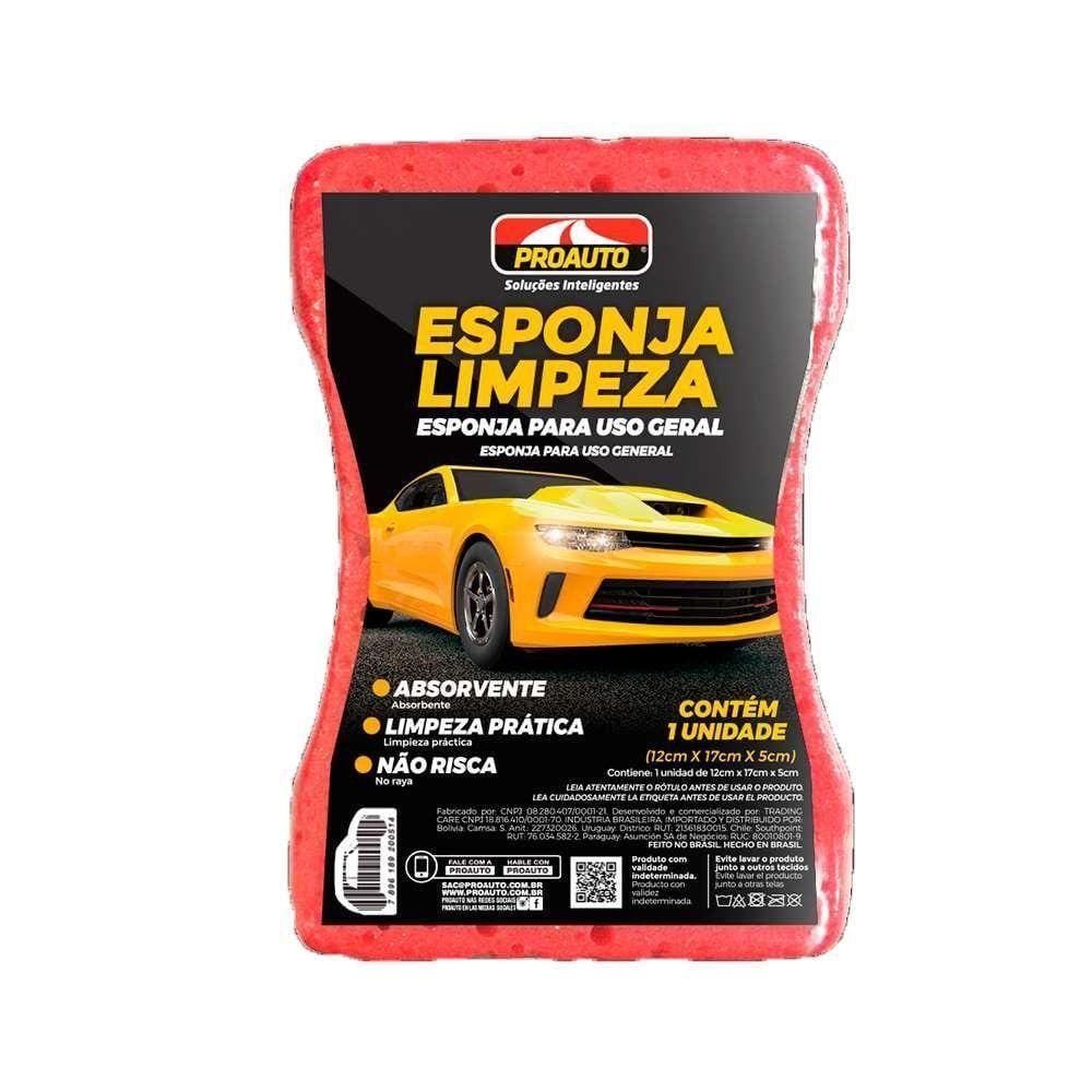 Bloco De Espuma Esponja De Limpeza 12x17x5cm - Proauto