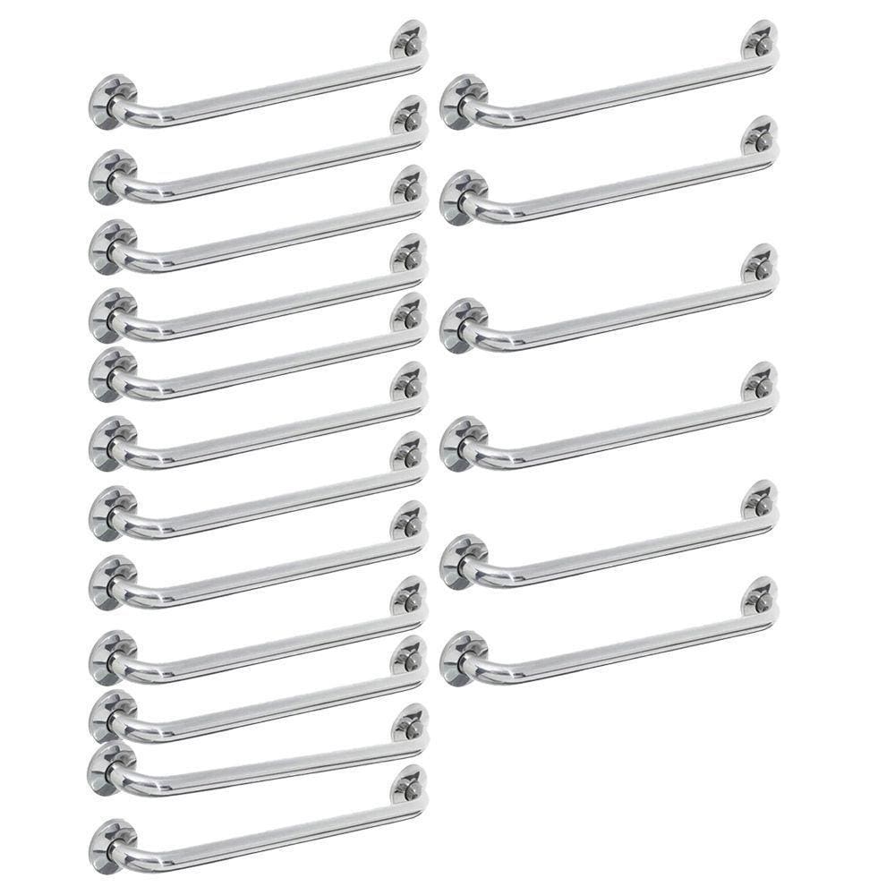 Alça De Apoio Banheiro Inox 40Cm 18 Und Acessibilidade