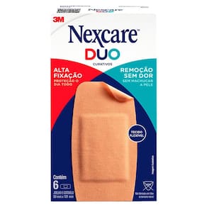 Curativo Nexcare Duo Joelho e Cotovelo com 6 Unidades
