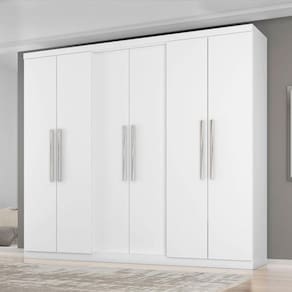 Guarda Roupa Casal Ambiente Prime 6000 Branco - Araplac