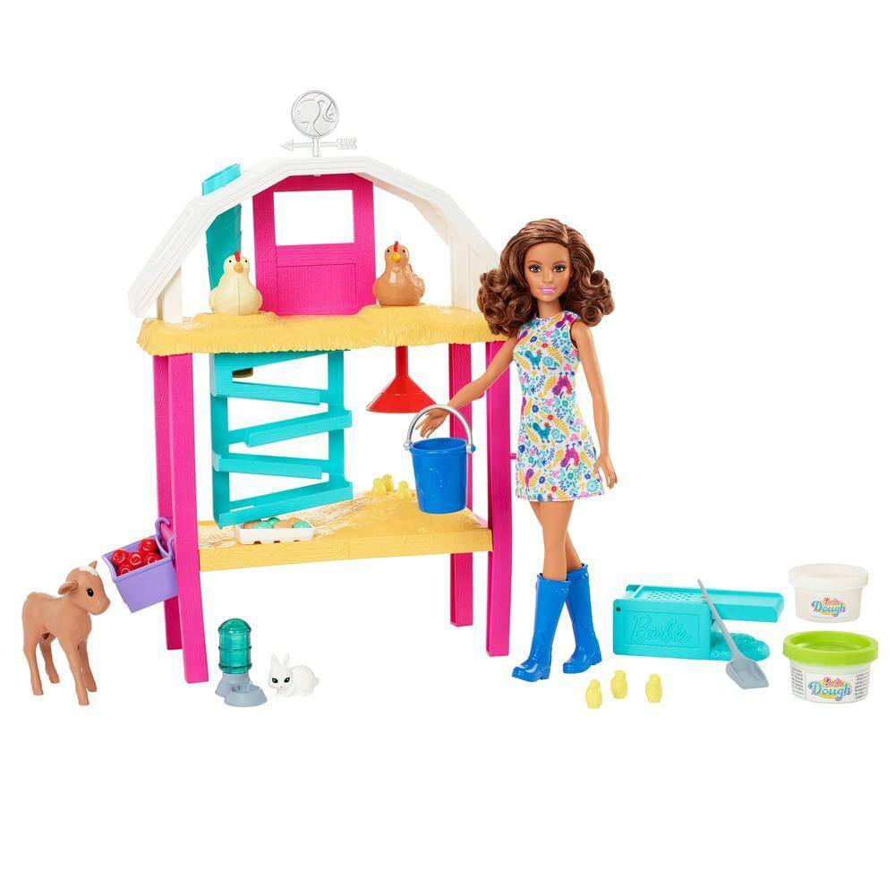 Playset Barbie com Boneca - Salão de Beleza - Totally Hair